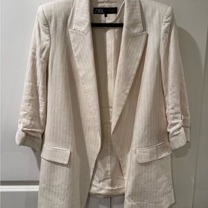 Zara Women's Cream Blazer